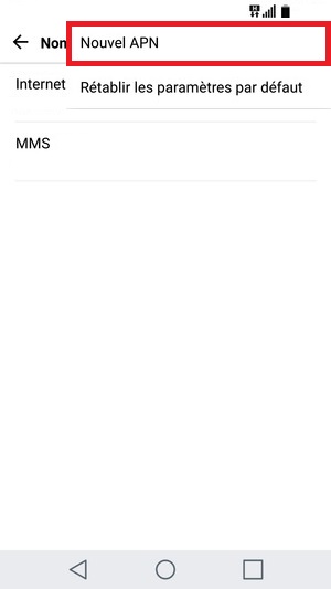 MMS LG G5-point-acces-nouvel-apn