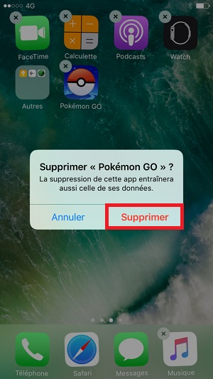 applications iPhone 6 6S Plus SE supprimer