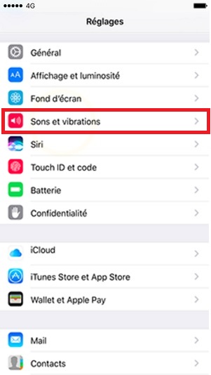 Personnaliser iPhone 6 , 6S, Plus, SE sons et vibrations