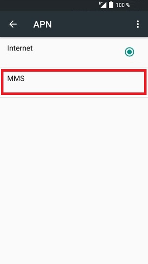 MMS alcatel android 6.0 APN MMS