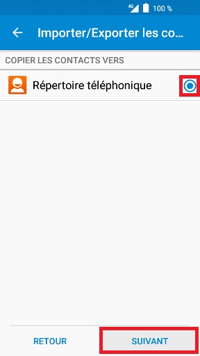 contact code pin ecran verrouillage Alcatel android 6.0 répertoire téléphonique