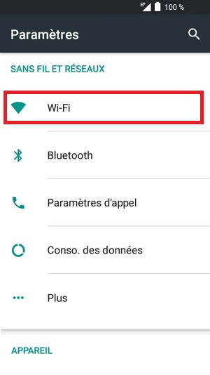 internet Alcatel android 6.0 Wi-Fi