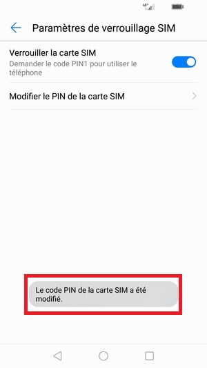 contact code pin ecran verrouillage Huawei (android 7.0) importer exporter contact