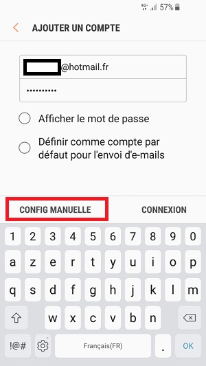 mail Samsung android 7 nougat ajout un compte