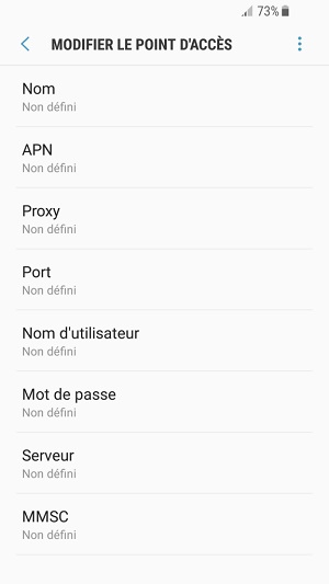 internet Samsung android 7 APN