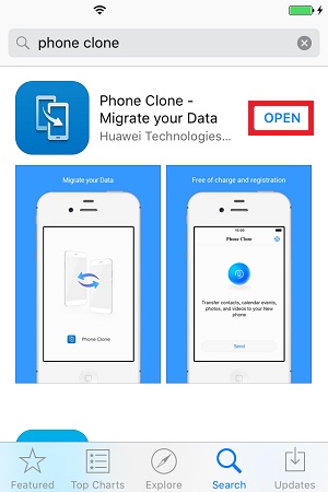 Transférer ses données huawei iphone