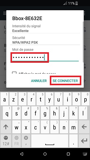 internet HTC android 7 wifi
