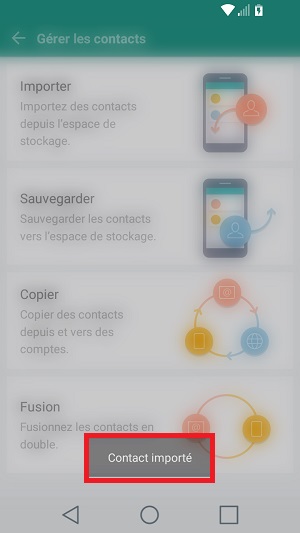 contact code pin ecran verrouillage LG android 7