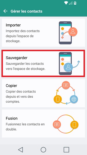 contact code pin ecran verrouillage LG android 7