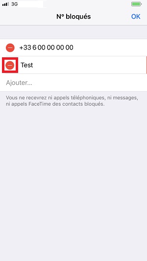 SMS iMessages iPhone 8 bloqué
