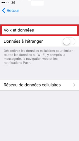 Iphone IOS 9 réglages