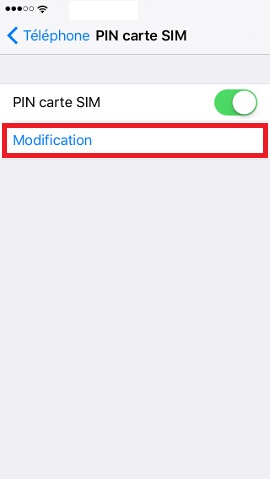 iPhone ios9 modifier code pin