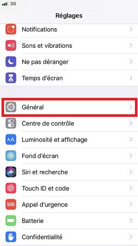 Applications iPhone 8 date et heure