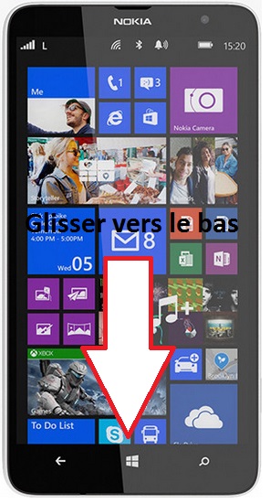 éteindre Lumia 1320