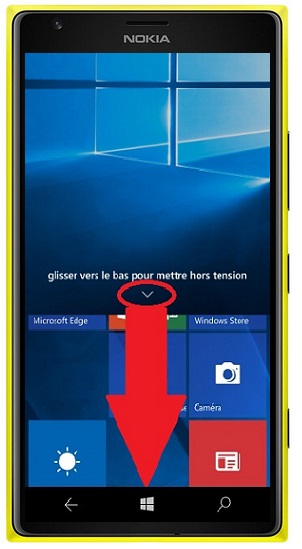 éteindre Lumia 920