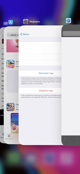 Trucs et astuces iPhone X application ouverte