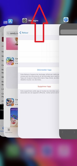 Trucs et astuces iPhone X application ouverte