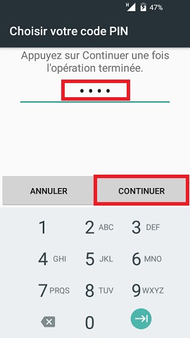 wiko android 5.1 contact code pin ecran verrouillage 