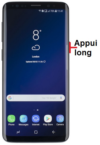éteindre Samsung S9