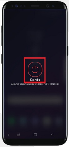 éteindre Samsung S8