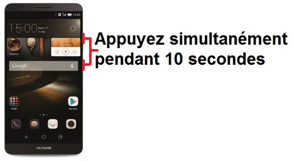 éteindre Huawei Mate 7