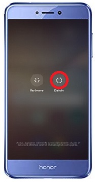 éteindre Honor 8