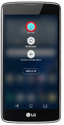 éteindre LG K8