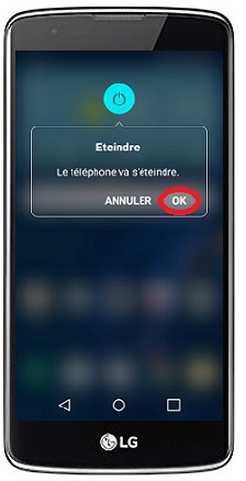 éteindre LG K8