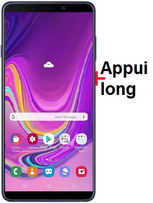 éteindre Samsung A9 2018