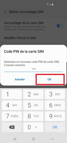 Samsung Galaxy Z Flip 3 code PIN