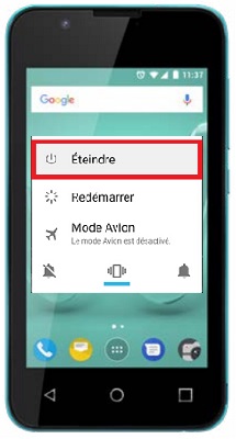 éteindre Wiko Sunny 2