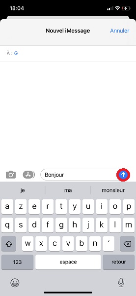 imessages effets