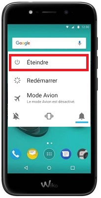 éteindre Wiko Wim Lite