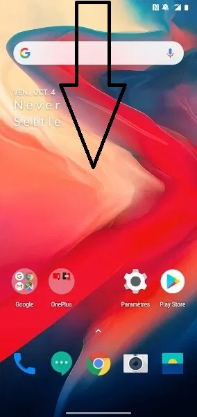 OnePlus connected via USB