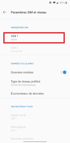 Réseaux OnePlus 7T
