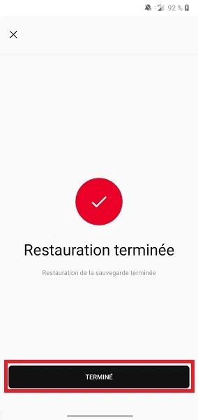 OnePlus restoration complete