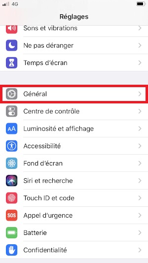 Échec réseau appel iPhone SE 2020