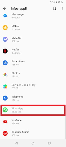 application Asus Zenfone 7