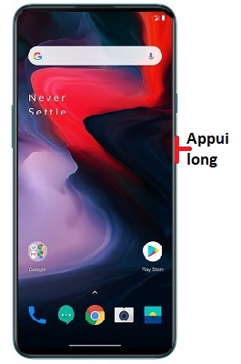 éteindre OnePlus Nord