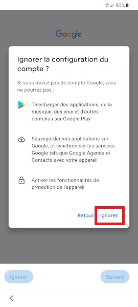 assistant démarrage Samsung Galaxy A02 android 11