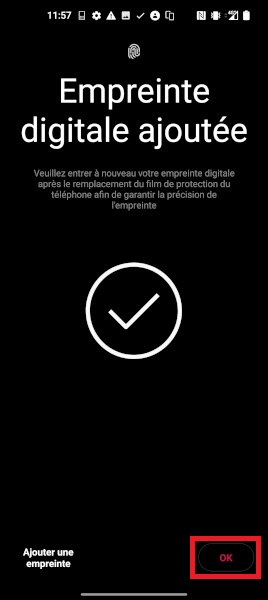 configurer empreinte OnePlus Nord 2