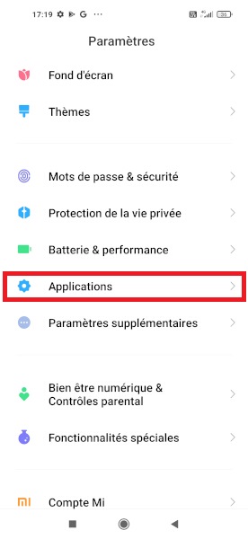 application Xiaomi 11T