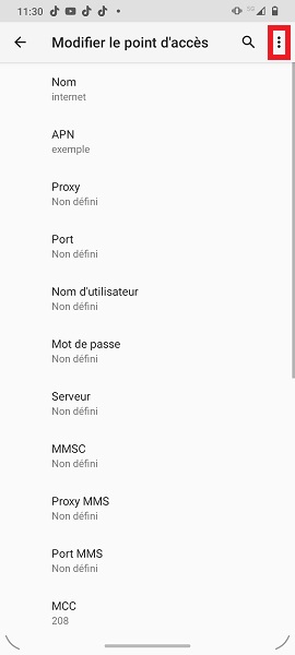 config internet android