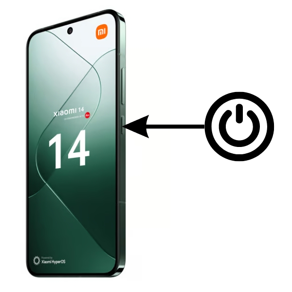 bouton allumage xiaomi 14