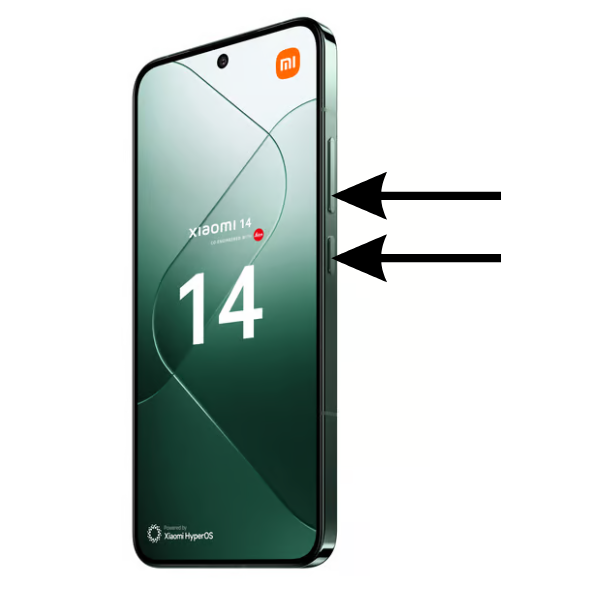 bouton allumage xiaomi 14