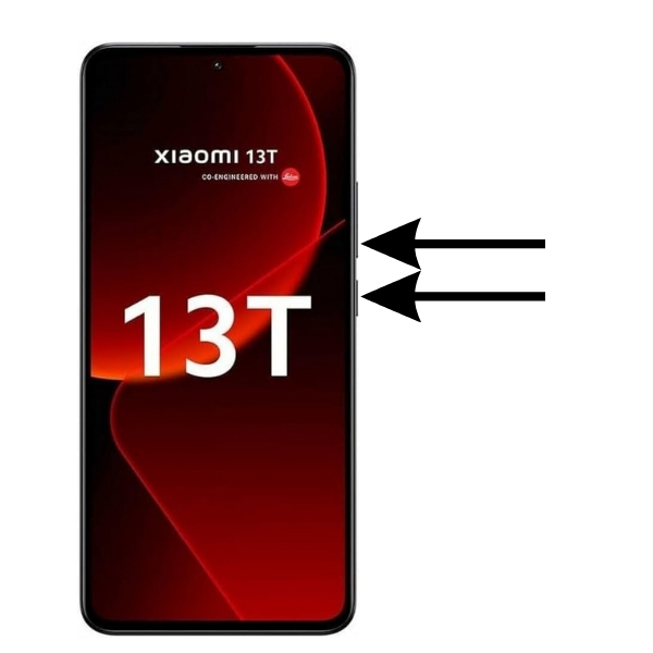 bouton forcer allumage Xiaomi 13T