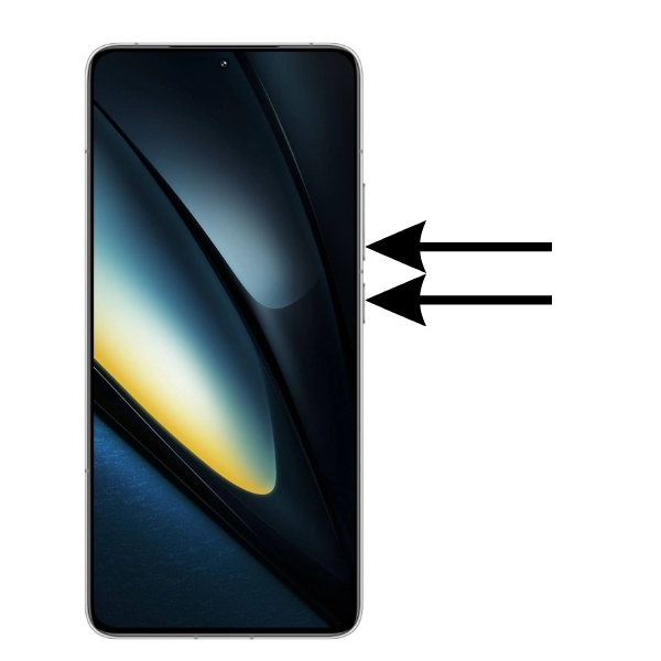 bouton forcer allumage POCO F6 Pro