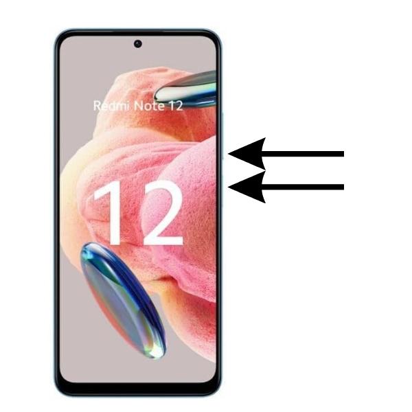 bouton forcer allumage Redmi Note 12